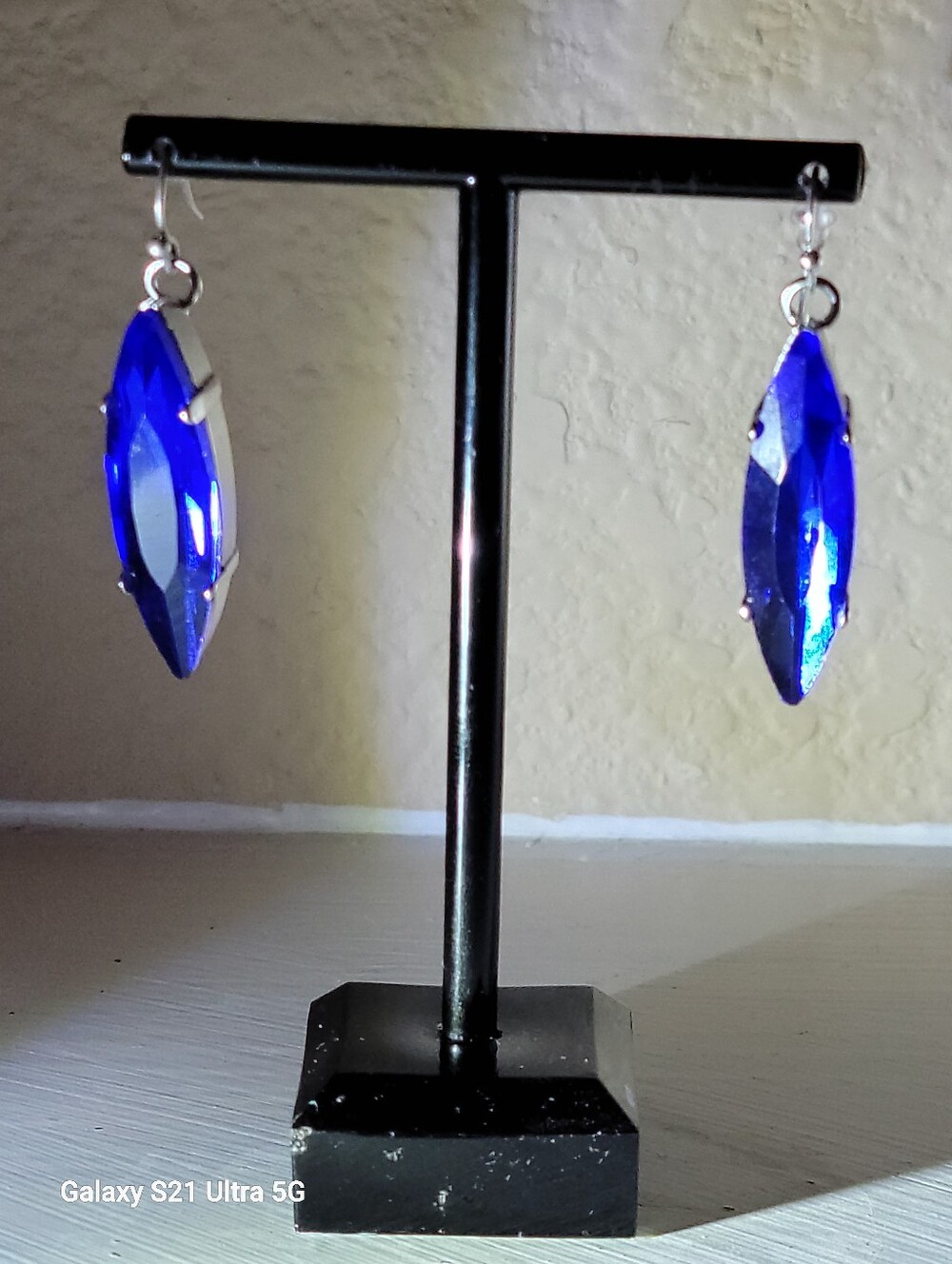 Paris Blue Navette Earrings  Oooh la la ✨ - Picture 8 of 8